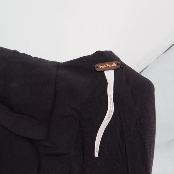 Free People Floral Tate Tunic in "Black Combo" Open Back Size Small NWT - Picture 5 of 9